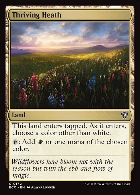Thriving Heath #172 from Lorwyn Eclipsed Commander