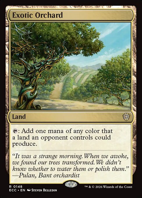 Exotic Orchard #148 from Lorwyn Eclipsed Commander