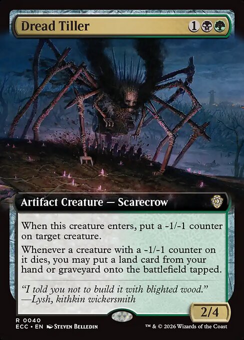 Dread Tiller #40 from Lorwyn Eclipsed Commander