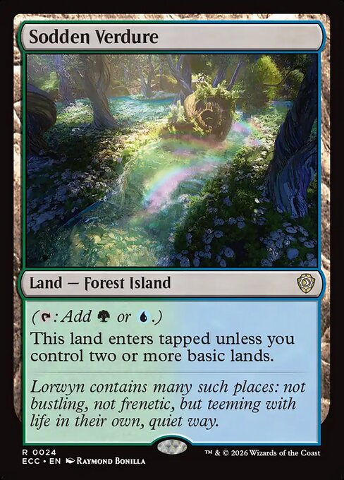 Sodden Verdure #24 from Lorwyn Eclipsed Commander