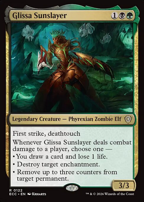 Glissa Sunslayer #122 from Lorwyn Eclipsed Commander