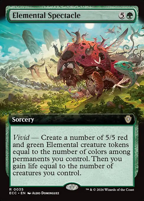 Elemental Spectacle #35 from Lorwyn Eclipsed Commander