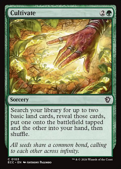 Cultivate #103 from Lorwyn Eclipsed Commander