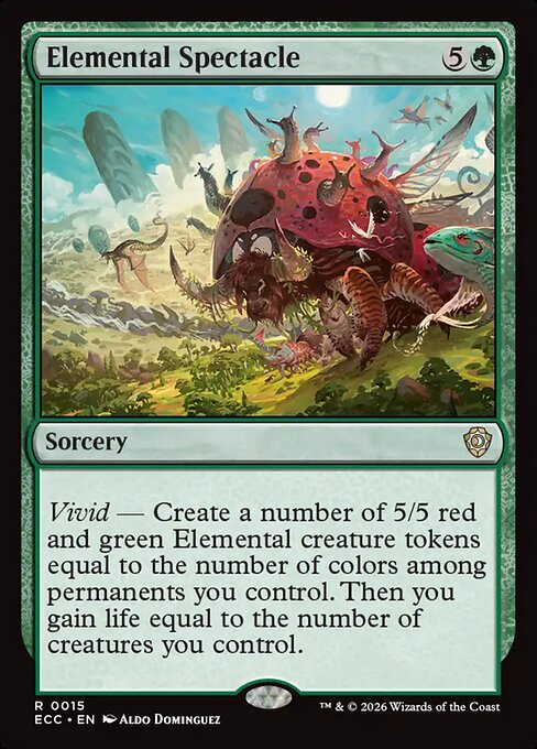 Elemental Spectacle #15 from Lorwyn Eclipsed Commander