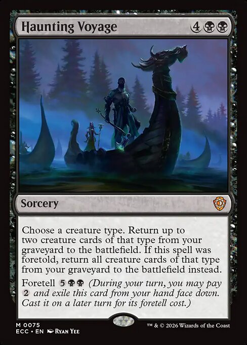 Haunting Voyage #75 from Lorwyn Eclipsed Commander
