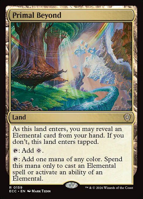 Primal Beyond #159 from Lorwyn Eclipsed Commander