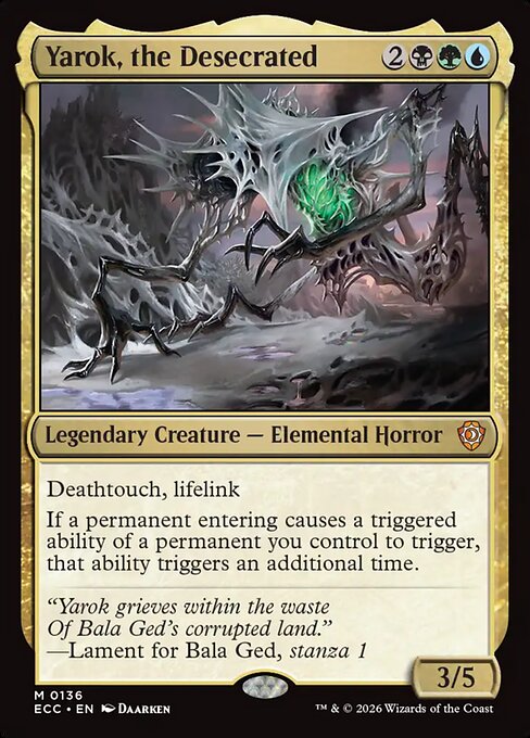 Yarok, the Desecrated #136 from Lorwyn Eclipsed Commander