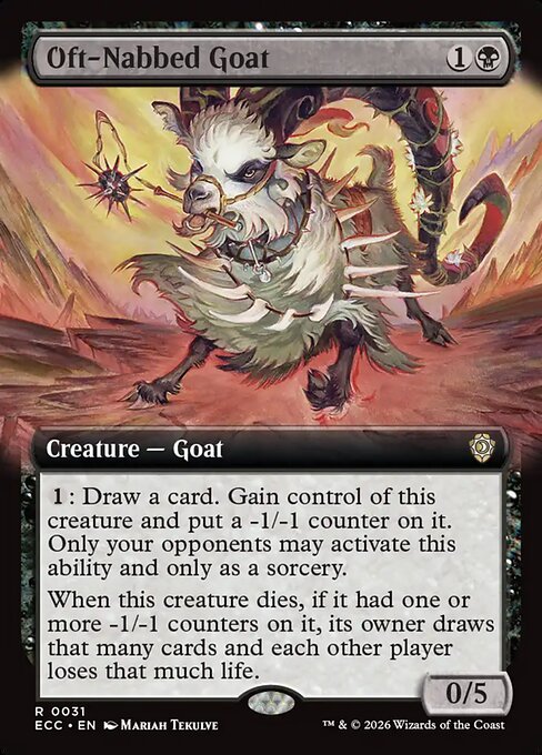 Oft-Nabbed Goat #31 from Lorwyn Eclipsed Commander