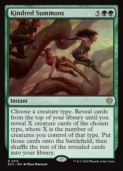 Kindred Summons #112 from Lorwyn Eclipsed Commander