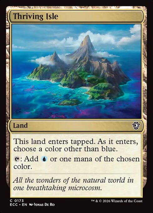 Thriving Isle #173 from Lorwyn Eclipsed Commander