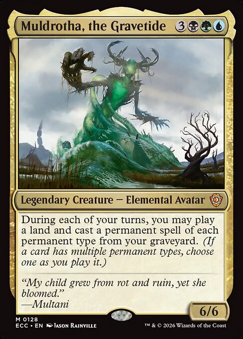 Muldrotha, the Gravetide #128 from Lorwyn Eclipsed Commander