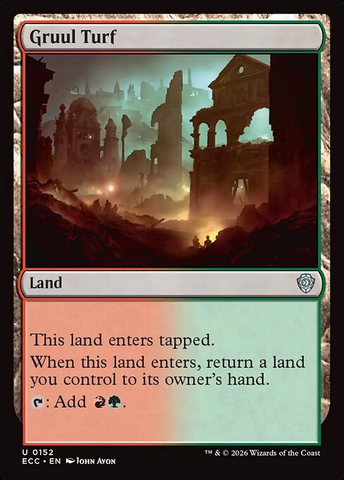 Gruul Turf #152 from Lorwyn Eclipsed Commander