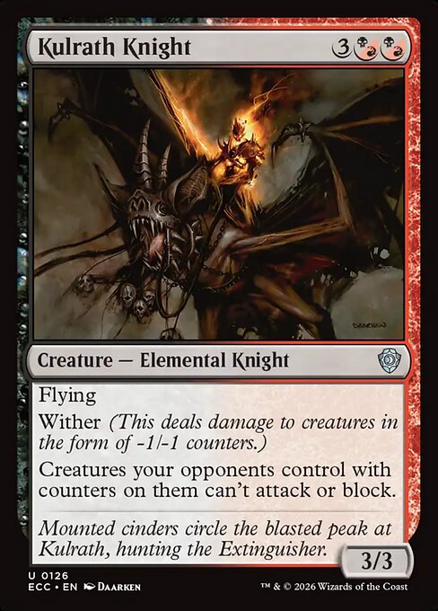 Kulrath Knight #126 from Lorwyn Eclipsed Commander