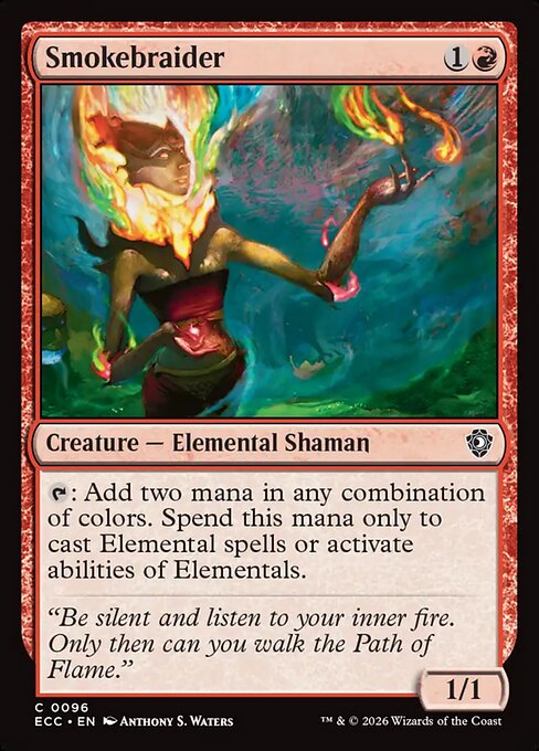 Smokebraider #96 from Lorwyn Eclipsed Commander