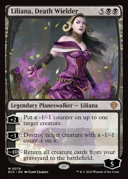 Liliana, Death Wielder #78 from Lorwyn Eclipsed Commander