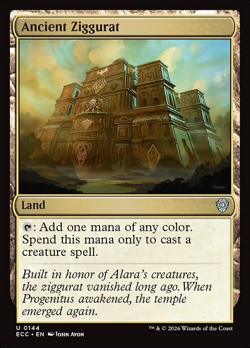 Ancient Ziggurat #144 from Lorwyn Eclipsed Commander