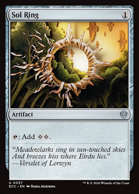 Sol Ring #57 from Lorwyn Eclipsed Commander
