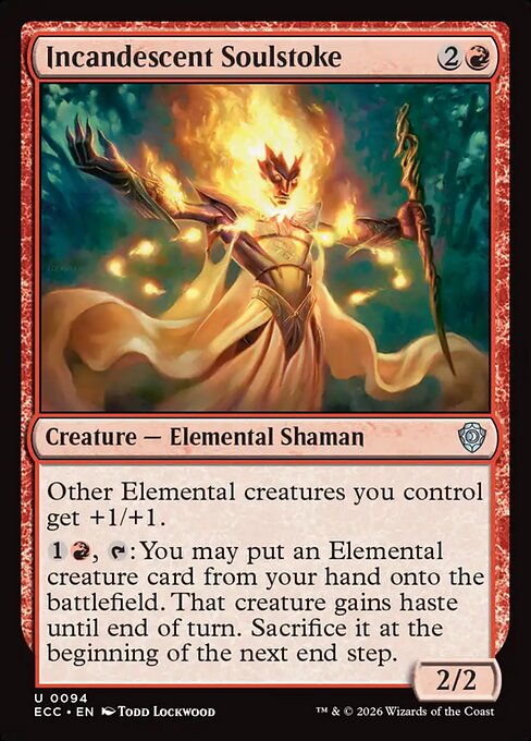 Incandescent Soulstoke #94 from Lorwyn Eclipsed Commander