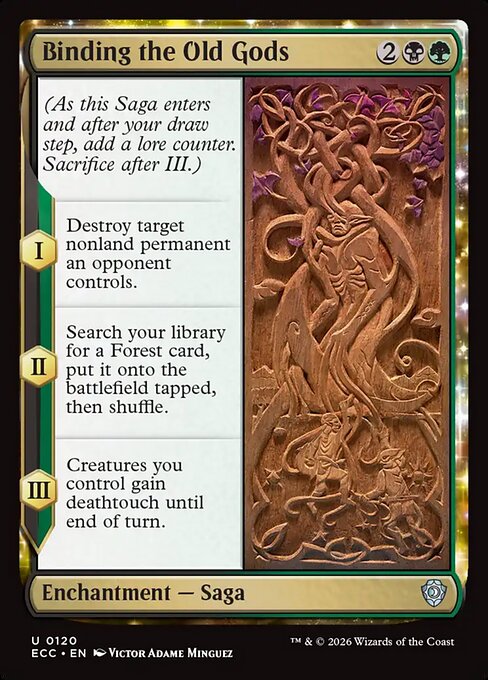 Binding the Old Gods #120 from Lorwyn Eclipsed Commander