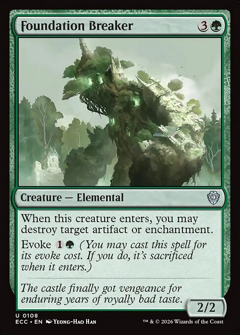 Foundation Breaker #108 from Lorwyn Eclipsed Commander