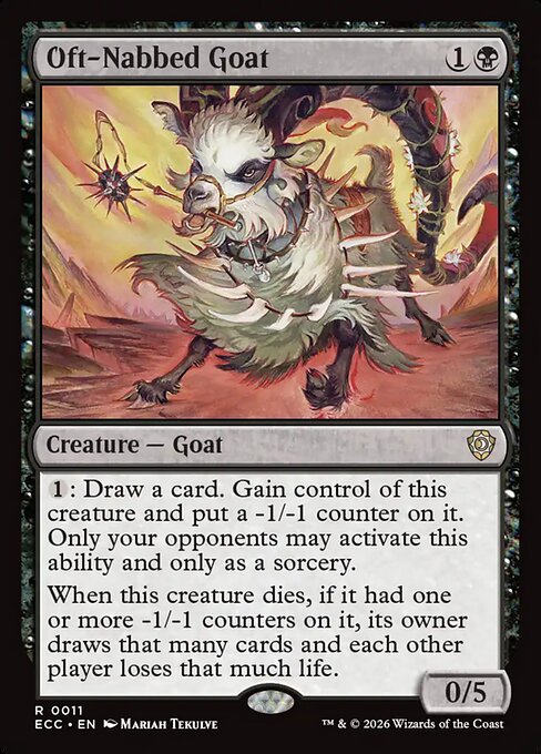 Oft-Nabbed Goat #11 from Lorwyn Eclipsed Commander