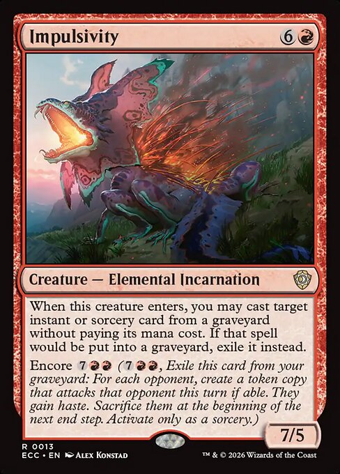 Impulsivity #13 from Lorwyn Eclipsed Commander