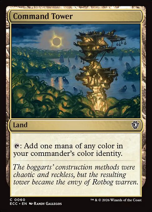 Command Tower #60 from Lorwyn Eclipsed Commander