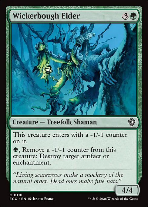 Wickerbough Elder #118 from Lorwyn Eclipsed Commander
