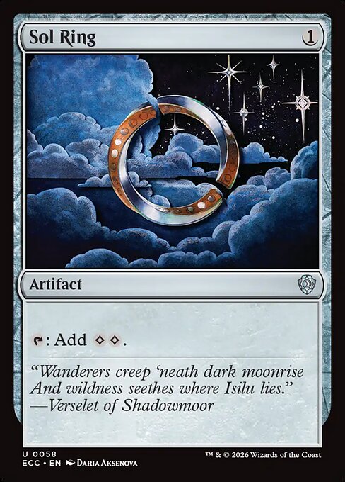 Sol Ring #58 from Lorwyn Eclipsed Commander