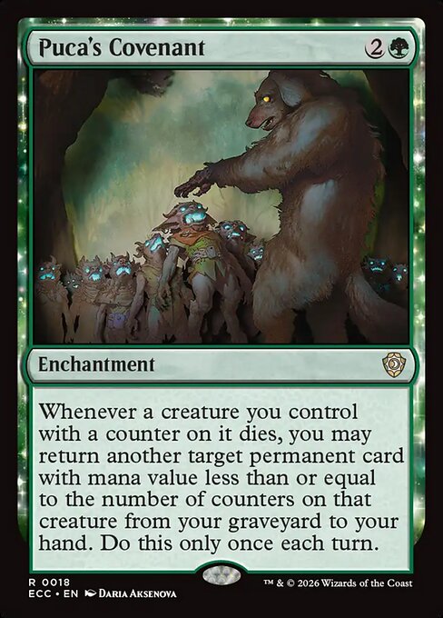 Puca's Covenant #18 from Lorwyn Eclipsed Commander