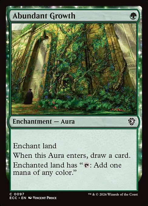 Abundant Growth #97 from Lorwyn Eclipsed Commander