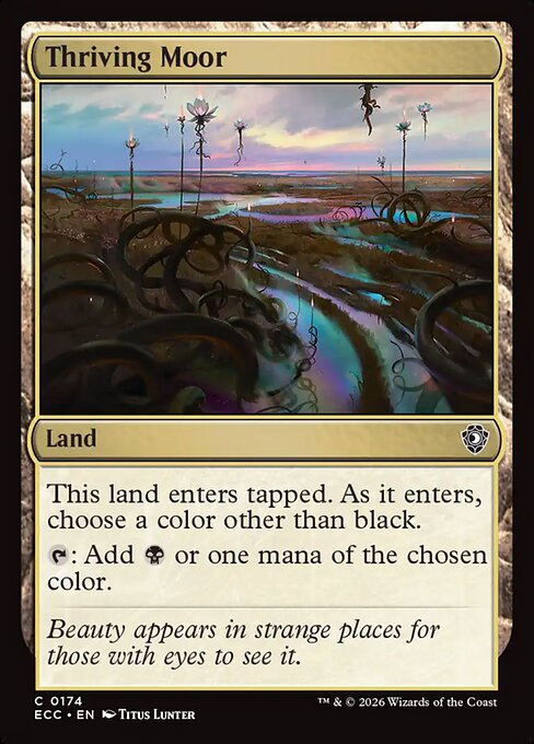 Thriving Moor #174 from Lorwyn Eclipsed Commander