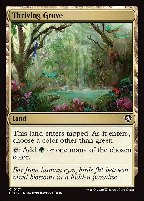 Thriving Grove #171 from Lorwyn Eclipsed Commander