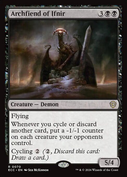 Archfiend of Ifnir #70 from Lorwyn Eclipsed Commander