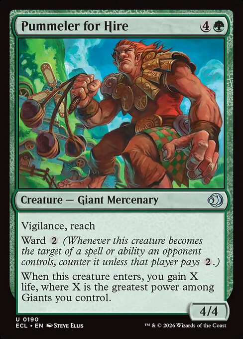 Pummeler for Hire #190 from Lorwyn Eclipsed
