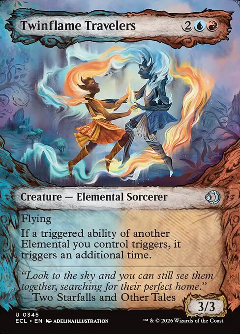 Twinflame Travelers #345 from Lorwyn Eclipsed
