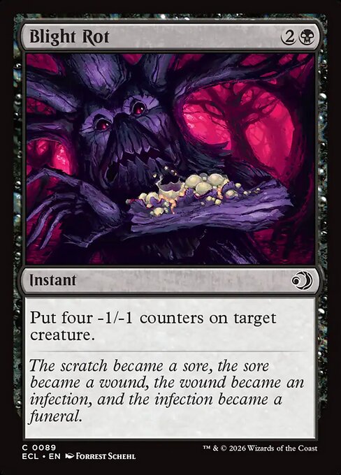 Blight Rot #89 from Lorwyn Eclipsed