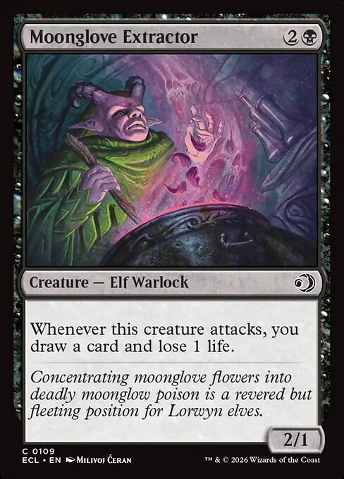 Moonglove Extractor #109 from Lorwyn Eclipsed
