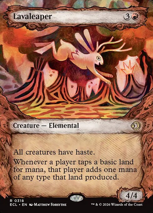 Lavaleaper #318 from Lorwyn Eclipsed