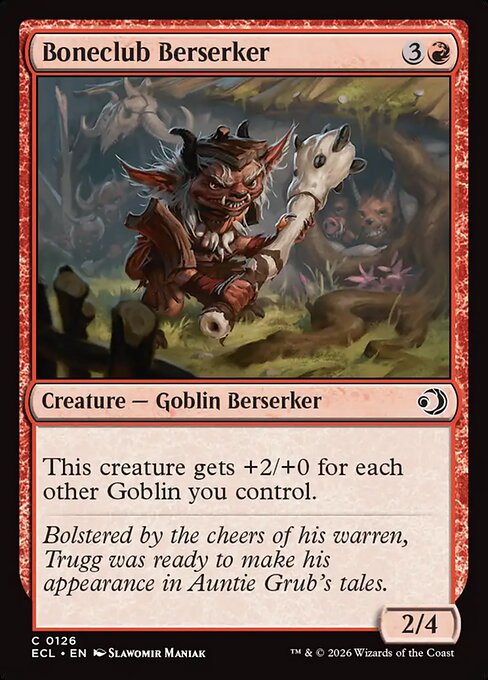 Boneclub Berserker #126 from Lorwyn Eclipsed