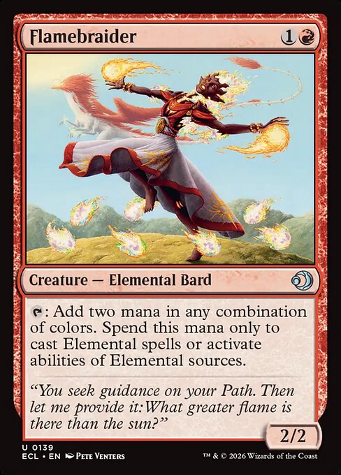 Flamebraider #139 from Lorwyn Eclipsed