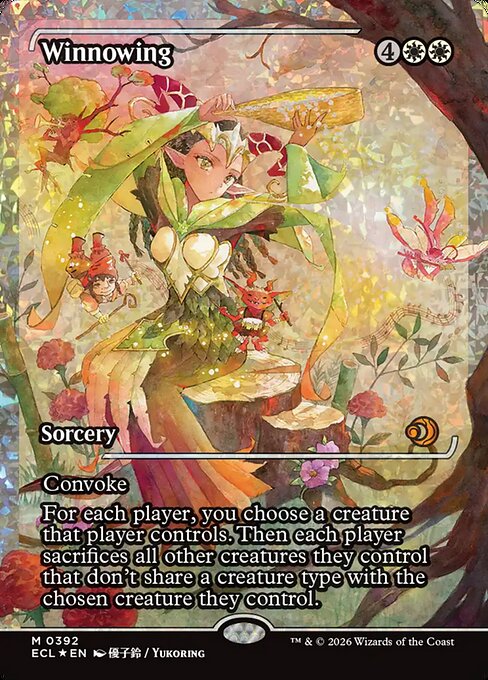 Winnowing #392 from Lorwyn Eclipsed