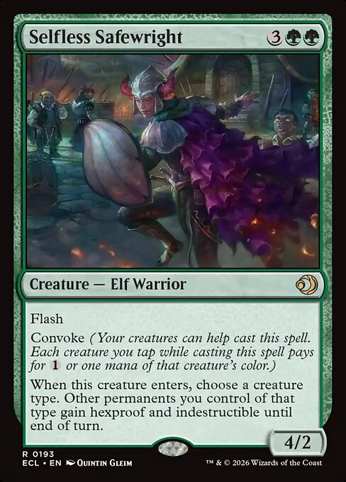 Selfless Safewright #193 from Lorwyn Eclipsed