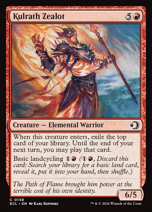 Kulrath Zealot #148 from Lorwyn Eclipsed