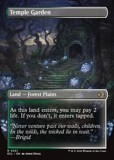 Temple Garden // Temple Garden #351 from Lorwyn Eclipsed