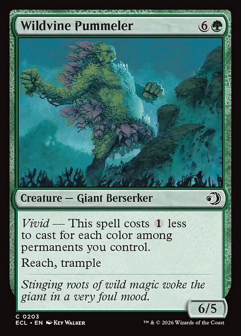 Wildvine Pummeler #203 from Lorwyn Eclipsed