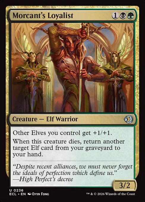 Morcant's Loyalist #236 from Lorwyn Eclipsed