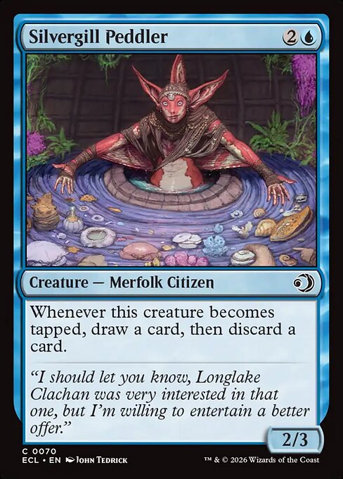 Silvergill Peddler #70 from Lorwyn Eclipsed