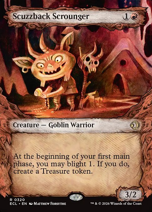 Scuzzback Scrounger #320 from Lorwyn Eclipsed