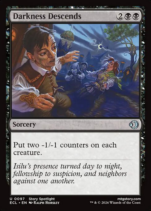 Darkness Descends #97 from Lorwyn Eclipsed